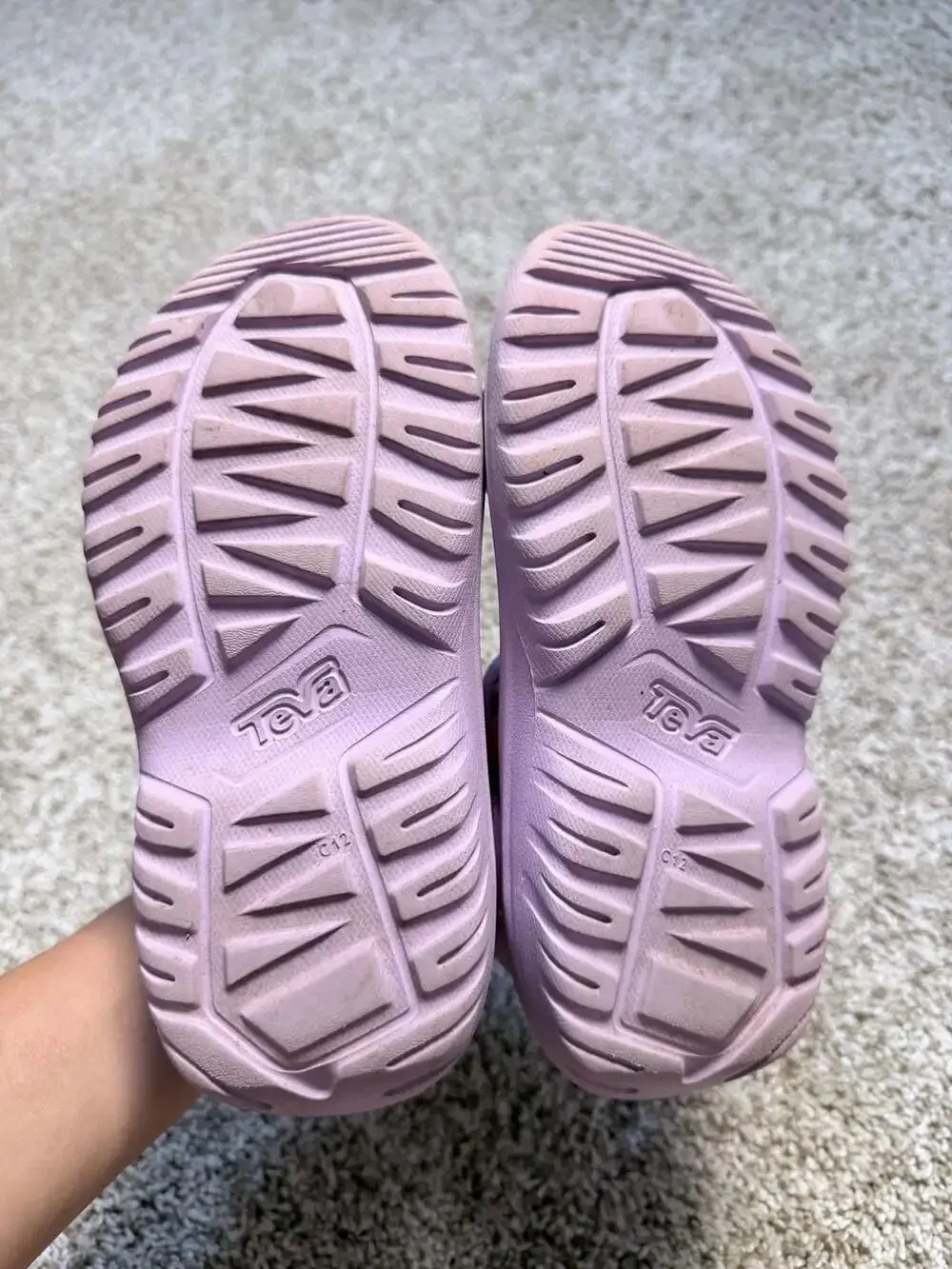 Teva Hurricane Drift Sandals Size C12 Lavender